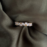Jennifer Alternating Diamond Band – Marquise + Round Diamonds