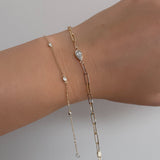 Links of Love – 9ct Paperlink Chain Bracelet