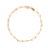 Links of Love – 9ct Paperlink Chain Bracelet
