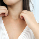 Petite Diamond Kiss Necklace