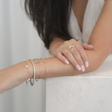 Signature Casoni Semi-Bezel Tennis Bracelet – A Modern Twist on a Classic