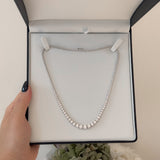 The Anjelic Graduated Tennis Necklace