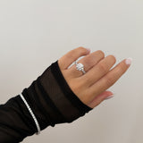 3ct "BIANCA" Round Brilliant Engagement Ring