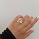 3ct Oval "JASMINE" ENGAGEMENT RING