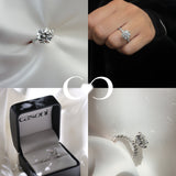 3ct "BIANCA" Round Brilliant Engagement Ring