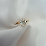 3ct Oval "JASMINE" ENGAGEMENT RING