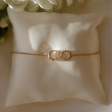 Heart of Gold – 9ct Casoni Bracelet